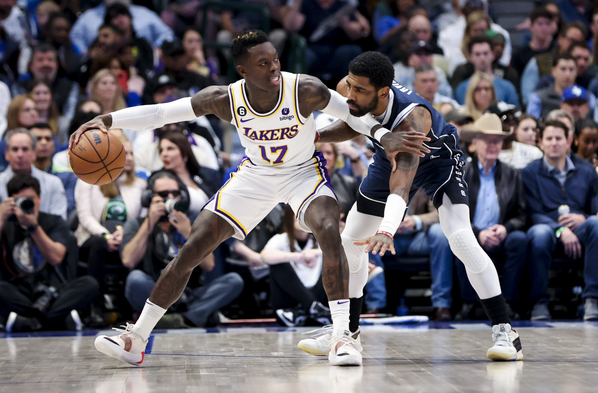 kyrie irving dennis schroder mavericks